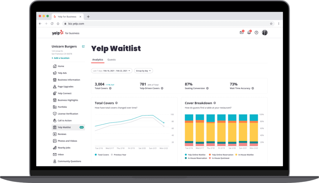 Yelp Enhanced Analytics Local View 1