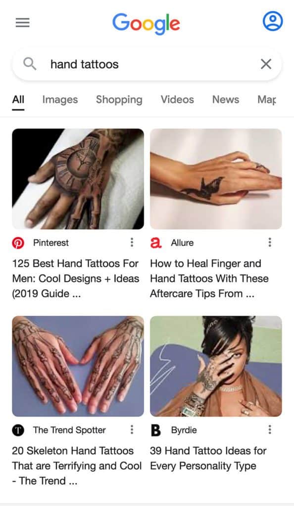 hand tattoos Google Search ui