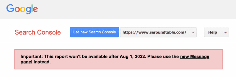 google search console old messages going away aug 1 2022 1655119309 800x263 1