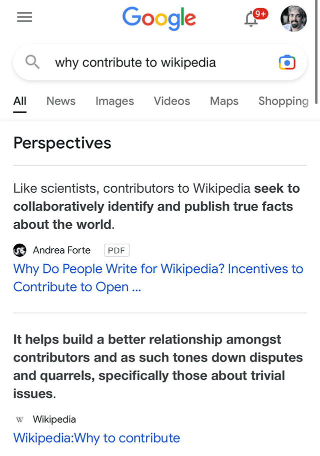 google search perspectives 1659107868